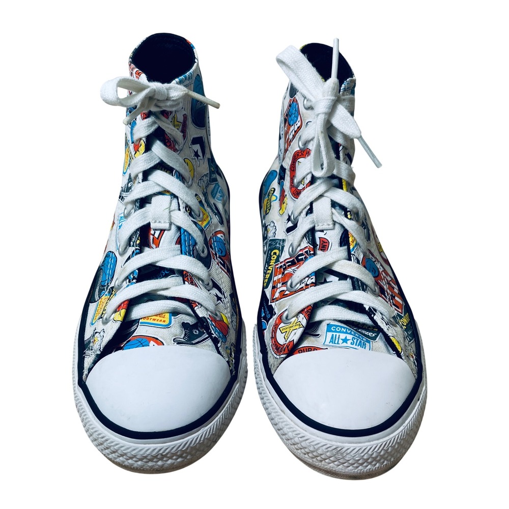 Converse Chuck Taylor All Star High Top Sticker Collage Print Junior 3‎